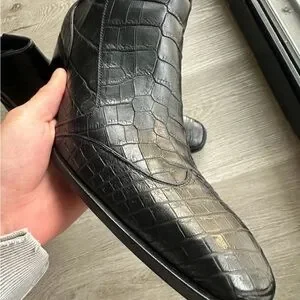 YSL Alligator Boots Authentic Exotic Leather Size 41 Yves Saint Laurent | Shoes | Ysl Alligator Boots Authentic  main image 2
